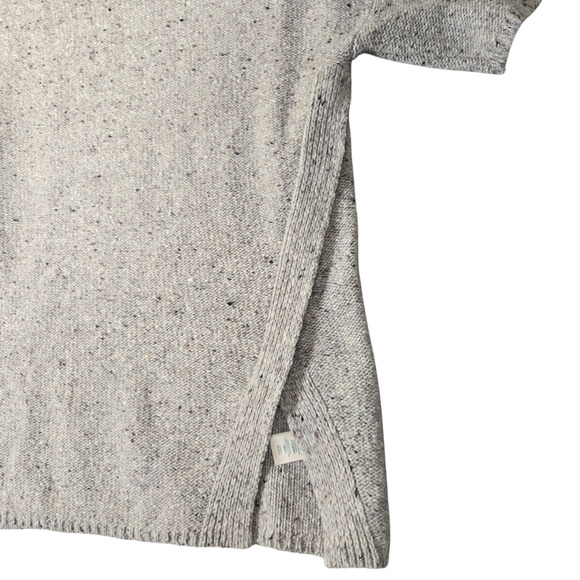 Roots Canada Womens XS Sweater Tan Oatmeal Heathered Knit Wool Alpaca Jumper - Picture 4 of 12